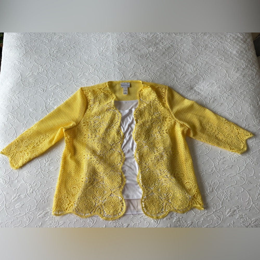 Alfred Dunner Sunlit Lace Top